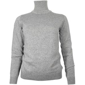 Cashmere Company, Dames, Truien, Grijs, Maat: M Kasjmier,