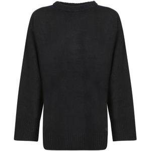 Loulou Studio - Truien - Zwart - Kasjmier - Oversized Fit