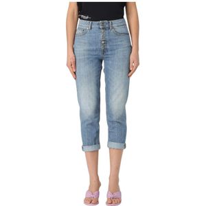 Dondup, Dames, Jeans, Blauw, Maat: W28 Katoen,