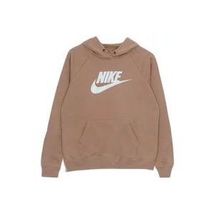 Nike Essential Hoodie in Rose Whisper/White , Beige , Dames , Maat: XS