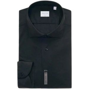 Xacus, Heren, Overhemden, Zwart, Maat: S