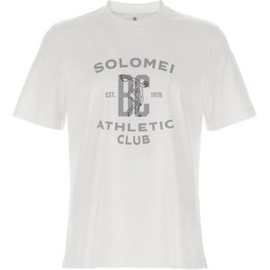 Brunello Cucinelli, Heren, Tops, Wit, Maat: M Jersey,