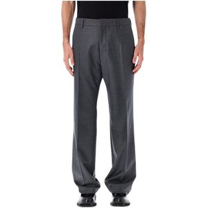 Ami Paris, Heren, Broeken, Grijs, Maat: W44 Wol,