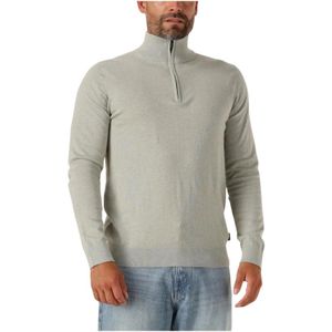 Saint Steve, Heren, Truien, Grijs, Maat: S Katoen,