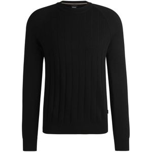 Hugo, Dames, Truien, Zwart, Maat: 2XL Wol,