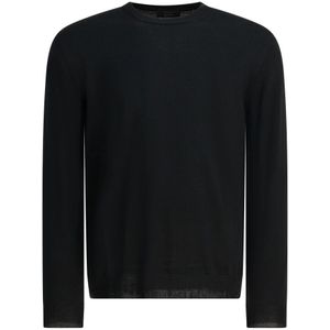 Zanone, Heren, Truien, Zwart, Maat: M Wol,