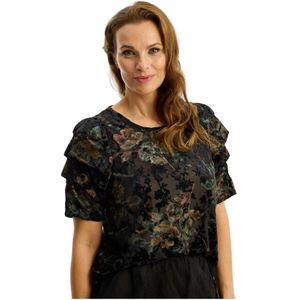 IN Front, Dames, Blouses & Shirts, Veelkleurig, Maat: M