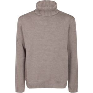 Incotex, Heren, Truien, Beige, Maat: L Wol,