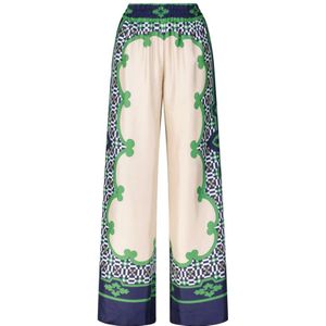 La DoubleJ, Dames, Broeken, Veelkleurig, Maat: M Zijde,