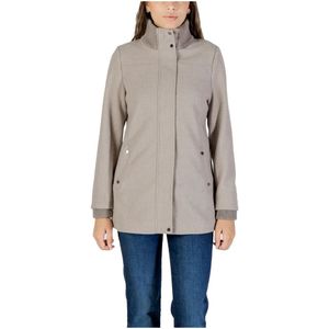 Street One - Short Coat - Grijs - Damesjas - Polyester