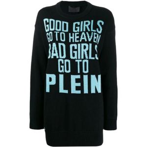 Philipp Plein, Dames, Truien, Zwart, Maat: M