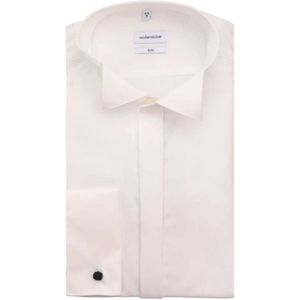 Seidensticker Slim Fit Overhemd Ecru