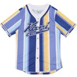 Karl Kani Shirt 'KM241-042-1'  navy / geel / wit