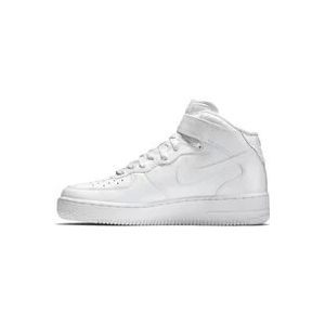 Nike Leren Sneakers voor Dames , White , Dames , Maat: 37 1/2 EU