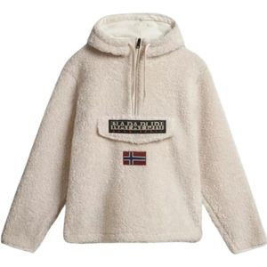 Napapijri, Heren, Sport, Beige, Maat: L Fleece,