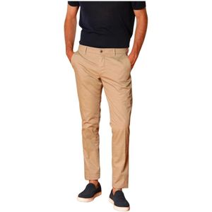 Mason's, Heren, Broeken, Beige, Maat: L Katoen,