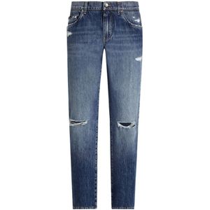 Dolce & Gabbana, Heren, Jeans, Blauw, Maat: M