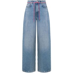 Moschino, Dames, Jeans, Blauw, Maat: W24 Denim,