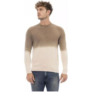 Alpha Studio, Heren, Truien, Beige, Maat: XL