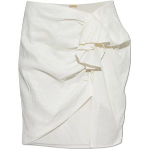 Cult Gaia, Dames, Rokken, Wit, Maat: S Linnen,