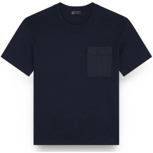 Paul & Shark, Heren, Tops, Blauw, Maat: S Katoen,