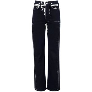 Proenza Schouler, Dames, Jeans, Zwart, Maat: W28 Katoen,