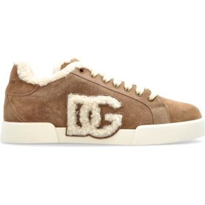 Dolce & Gabbana, Dames, Schoenen, Bruin, Maat: 36 EU Suède,