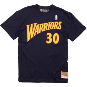 Mitchell & Ness, Heren, Tops, Zwart, Maat: L