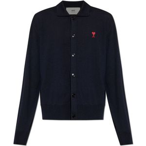 Ami Paris, Heren, Truien, Blauw, Maat: XL Wol,