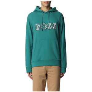 Hugo, Heren, Sweatshirts & Hoodies, Groen, Maat: M