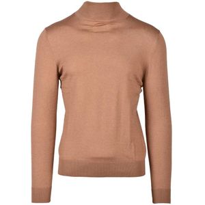 Wild Cashmere, Heren, Truien, Bruin, Maat: M Zijde,