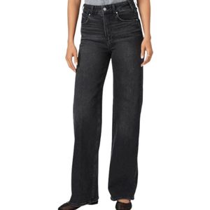 Paige, Dames, Jeans, Zwart, Maat: W25 Katoen,