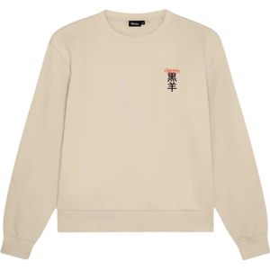 Dolly Noire, Heren, Sweatshirts & Hoodies, Beige, Maat: S Katoen,