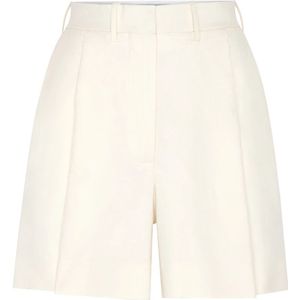 MVP wardrobe, Dames, Korte broeken, Wit, Maat: 2XS Katoen,