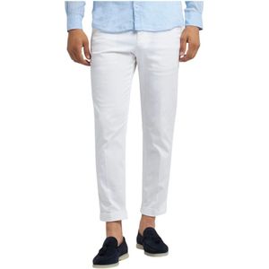 Brooks Brothers, Heren, Broeken, Wit, Maat: W38 Katoen,