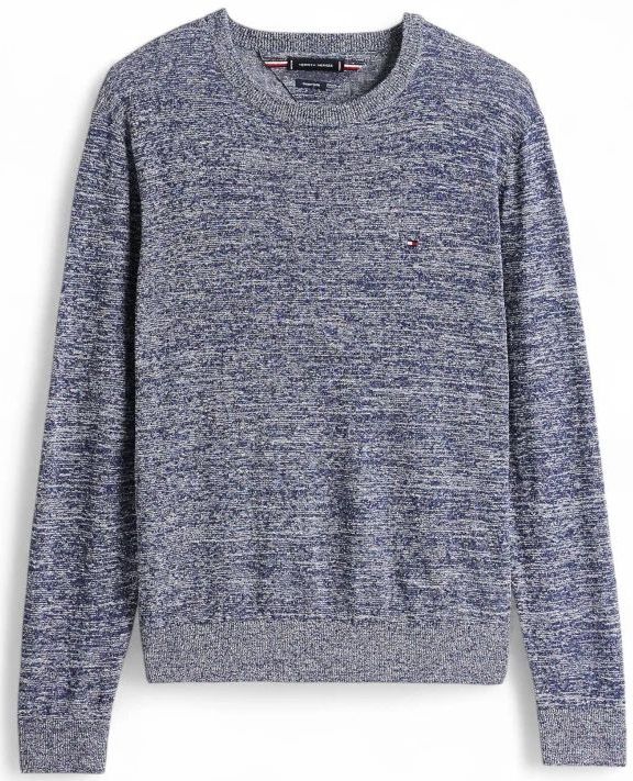 Tommy Hilfiger, Heren, Truien, Blauw, Maat: M Linnen,