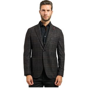 Mulish, Heren, Jassen, Grijs, Maat: M Wol,