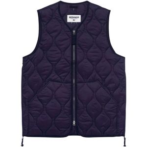 Sebago, Heren, Jassen, Blauw, Maat: S Nylon,