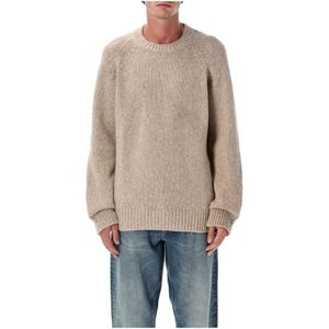 A.p.c., Heren, Truien, Beige, Maat: S Wol,