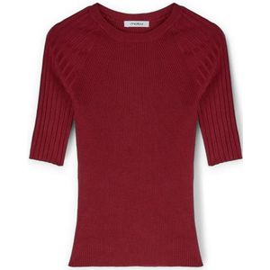 Motivi, Dames, Truien, Rood, Maat: XS Tweed,