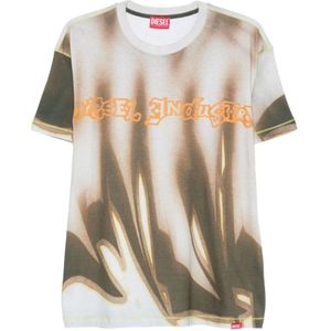 Diesel, Heren, Tops, Beige, Maat: L