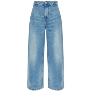 Ami Paris, Dames, Jeans, Blauw, Maat: W26 Denim,