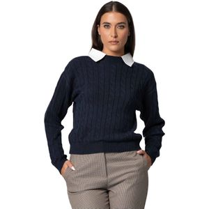 Kocca, Dames, Truien, Blauw, Maat: L