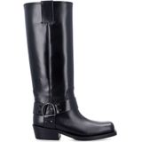 Valentino Garavani - Rockstud Biker Boot - Enkellaarsjes - Zwart - Leer