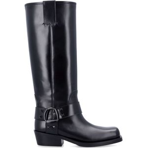 Valentino Garavani - Rockstud Biker Boot - Enkellaarsjes - Zwart - Leer