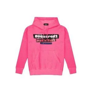 Dsquared2 Sweatshirts , Pink , Heren , Maat: M
