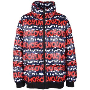Love Moschino, Dames, Jassen, Veelkleurig, Maat: M Poliester,
