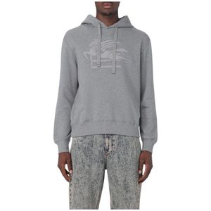 Pegasus - Hoodie - Grijs - Geborduurd Logo