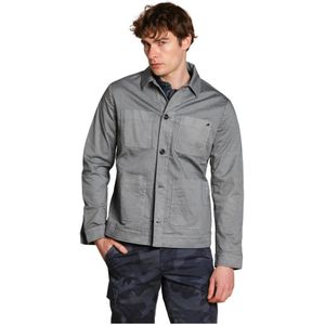 Mason's, Heren, Jassen, Grijs, Maat: XL Katoen,