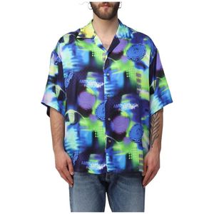 Ambush, Heren, Overhemden, Veelkleurig, Maat: M Zijde,